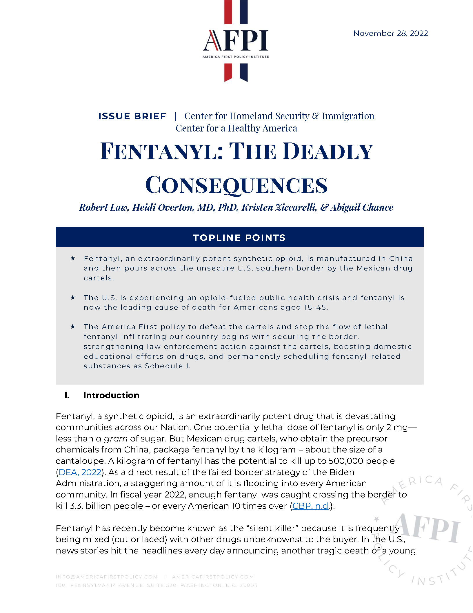To the Point: The Fentanyl Crisis, Why Now, Why So Deadly?