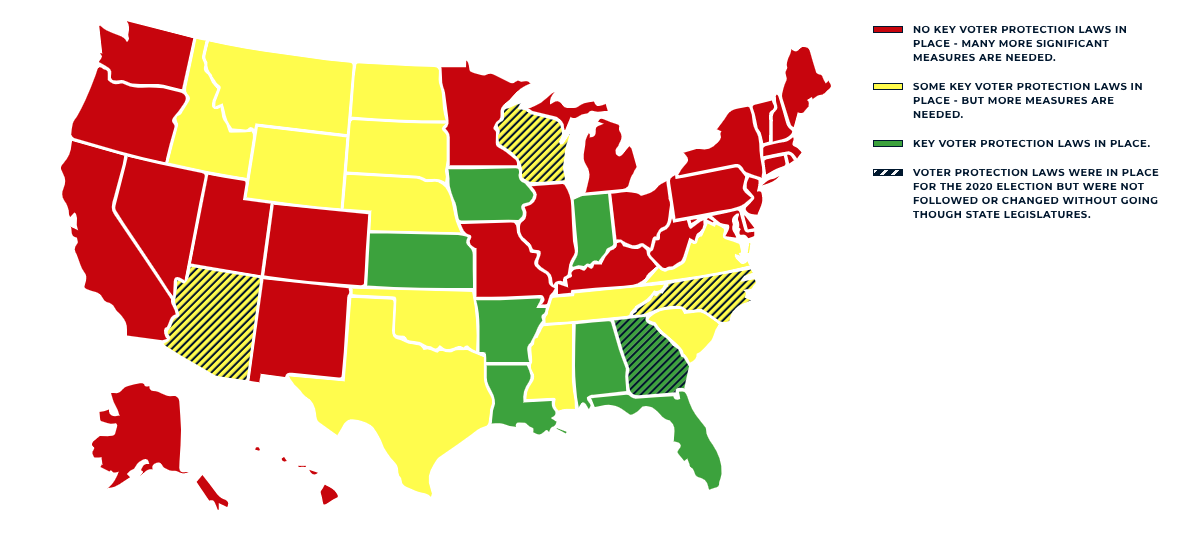 Center For Election Integrity Launches Color Coded Interactive Map