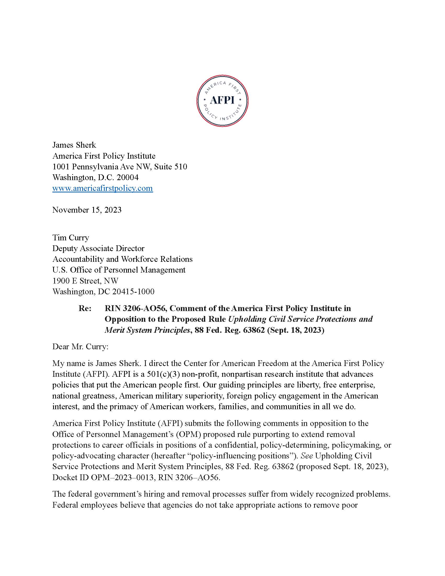 afpi-comment-on-proposed-office-of-personnel-management-regulation-that