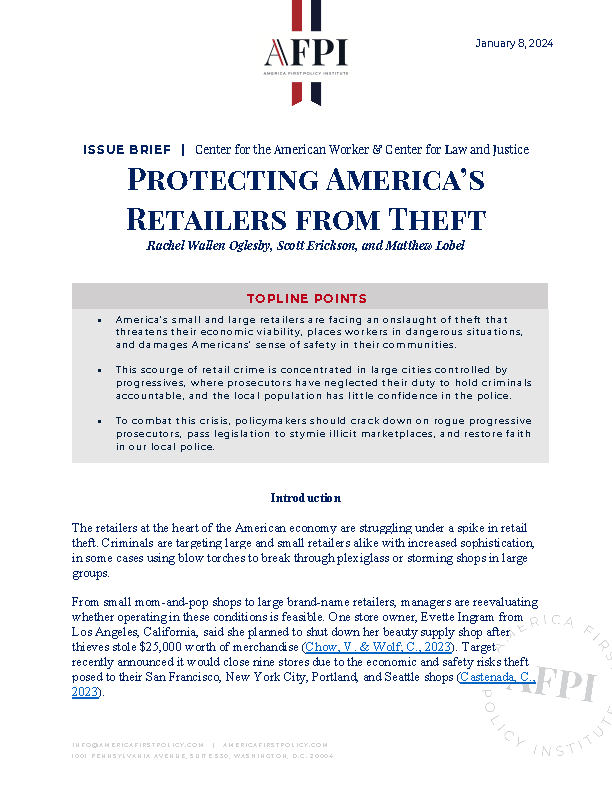 Protecting America's Retailers from Theft